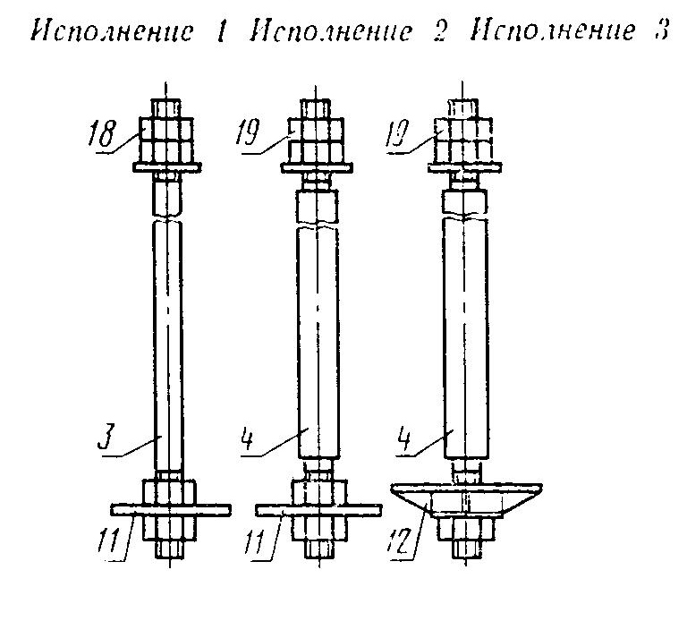 Фундаментный болт тип 2 ГОСТ 24379.1-2012