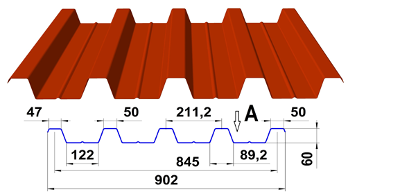 Профнастил Н-60