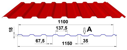 Профнастил МП20